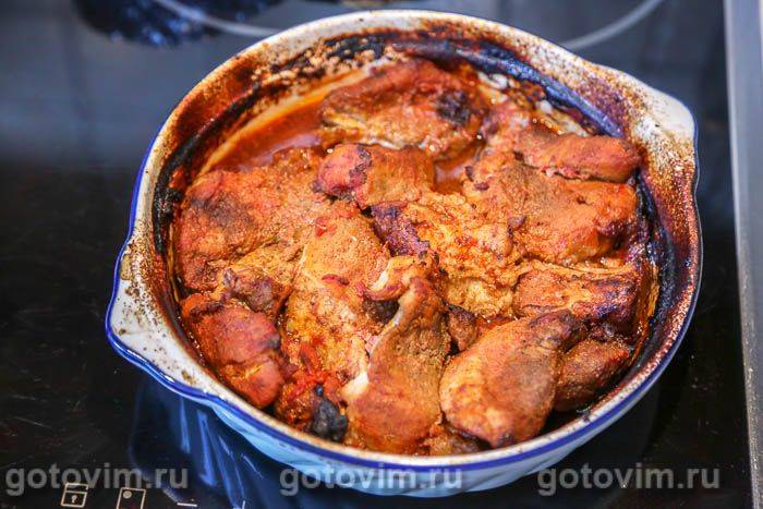 Фотографії рецепта Рвана свинина (Pulled Pork), запечена в томатному соусі , 05 Рвана свинина (Pulled Pork), запечена в томатному соусі , Крок 05