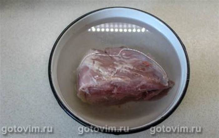 Буженина зі свинини в духовці, Крок 01