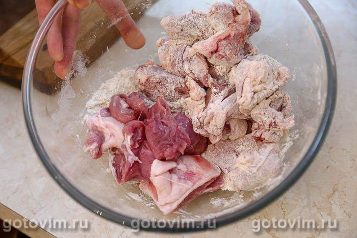 Фотографії рецепта Душенина з баранини (тушковане м'ясо з картоплею), 02 Душенина з баранини (тушковане м'ясо з картоплею), Крок 02