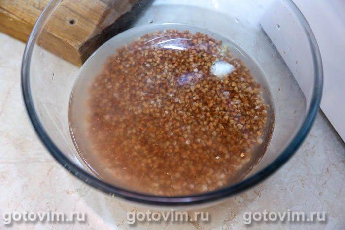 Гречка з куркою в банці в духовці, Крок 01