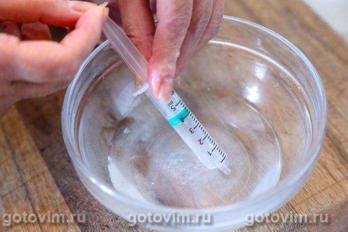 Копчена свиняча грудинка (шприцювання м'яса для копчення), Крок 03