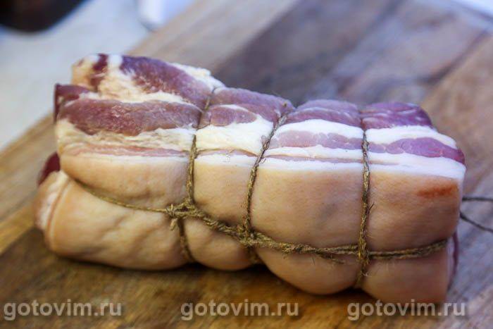 Копчена свиняча грудинка (шприцювання м'яса для копчення), Крок 07