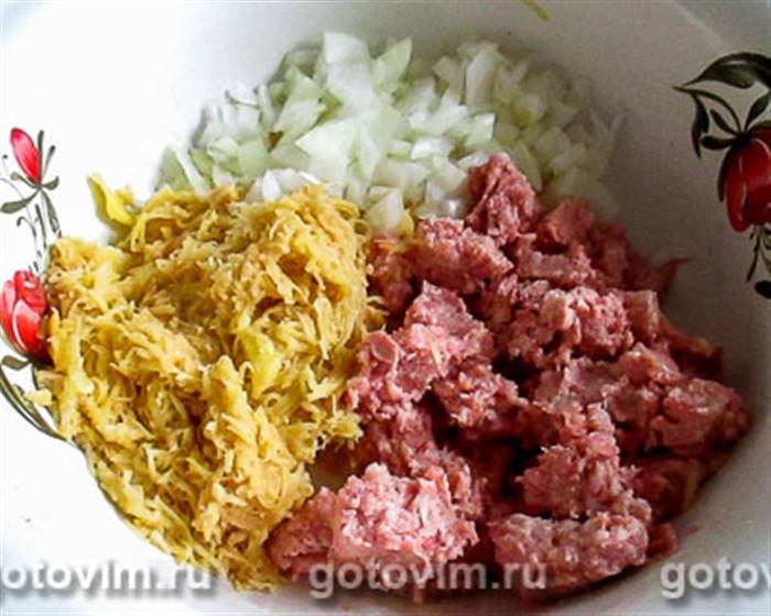 Котлети курячі з картоплею в мультиварці, Крок 01
