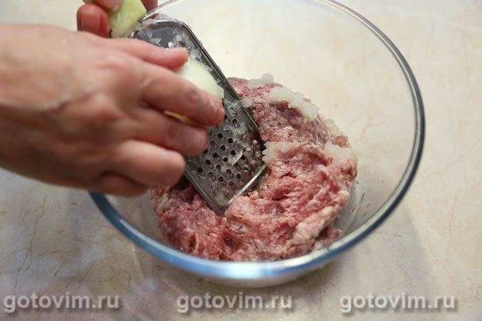 Котлети, запечені з баклажанами , Крок 03