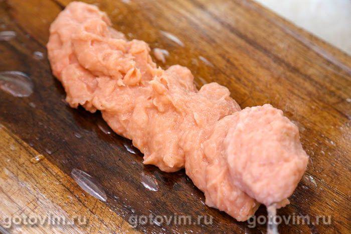 Фотографії рецепта Ковбаса з курячих грудок з молоком, 05 Ковбаса з курячих грудок із молоком, Крок 05