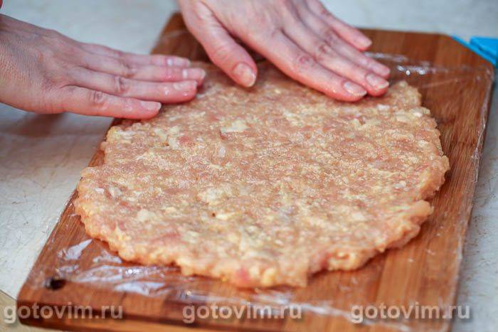 Курячий рулет із грибною начинкою, Крок 03