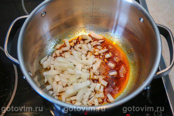 М'ясний фарш з овочами та квасолею по-мексиканськи, Крок 02