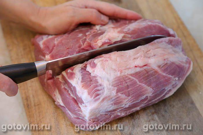 М'ясний рулет із баклажанами та горіхами, Крок 01