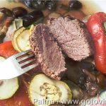 М'ясо у фользі з овочами М’ясо у фользі з овочами