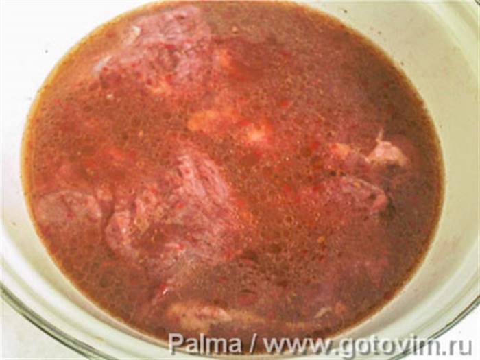 Фотографії рецепта М'ясо у фользі з овочами, 03 М'ясо у фользі з овочами, Крок 03