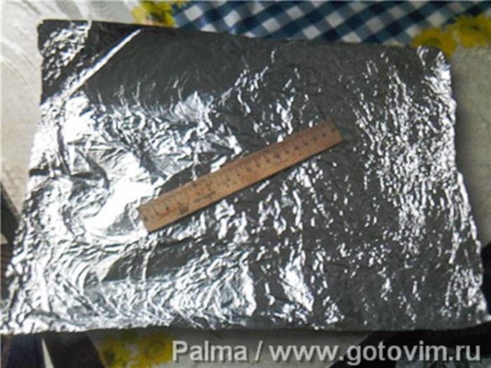 Фотографії рецепта М'ясо у фользі з овочами, 04 М'ясо у фользі з овочами, Крок 04