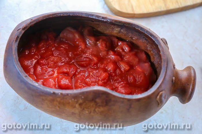 Фотографії рецепта Овочеве рагу з м'ясом, баклажанами та рисом у горщику, 03 Овочеве рагу з м'ясом, баклажанами та рисом у горщику, Крок 03