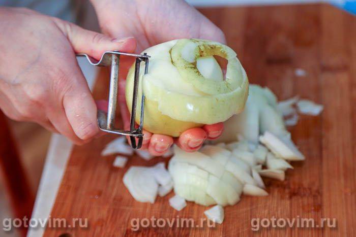 Фотографії рецепта Паштет із курячої печінки з яблуками, 01 Паштет із курячої печінки з яблуками, Крок 01