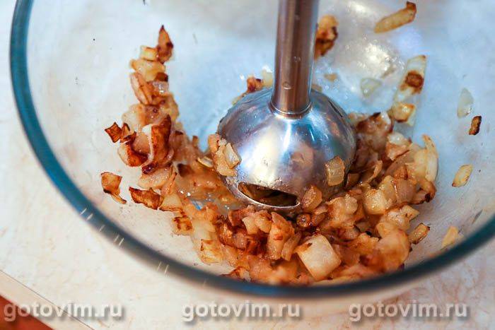 Фотографії рецепта Паштет із курячої печінки з яблуками, 03 Паштет із курячої печінки з яблуками, Крок 03