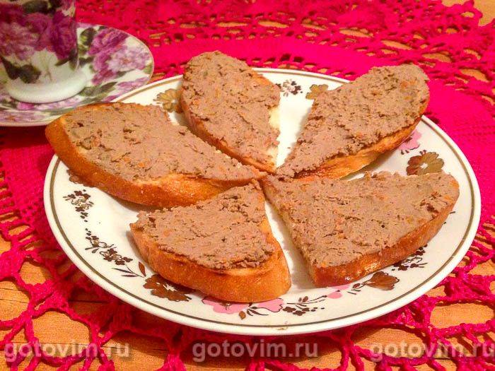 Паштет із печінки кролика з овочами та вершковим маслом Паштет із печінки кролика з овочами та вершковим маслом