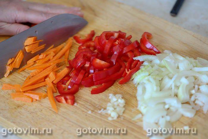 Піджарка зі свинини з солодким перцем, Крок 02