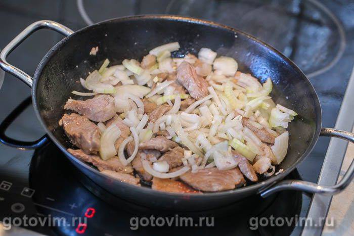 Піджарка зі свинини з солодким перцем, Крок 04