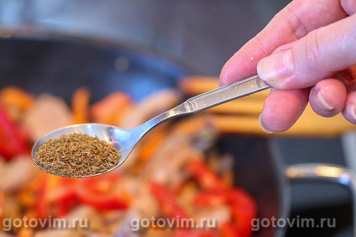 Піджарка зі свинини із солодким перцем, Крок 06