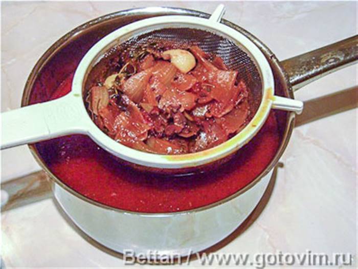 Півень у вині (coq au vin), Крок 04