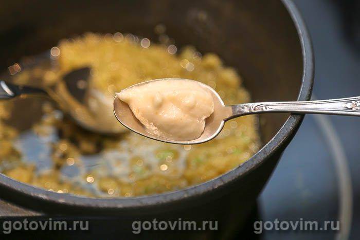 Фотографії рецепта Свиняча грудинка з соусом із хрону та яблук, 07 Свиняча грудинка з соусом із хрону та яблук, Крок 07