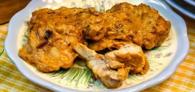 Гедлібже – курка в сметанному соусі по-кабардинськи