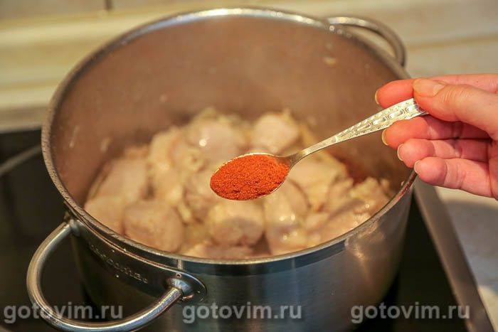 Фотографії рецепта Гуляш зі свинини з нокедлі, 02 Гуляш зі свинини з нокедлі, Крок 02