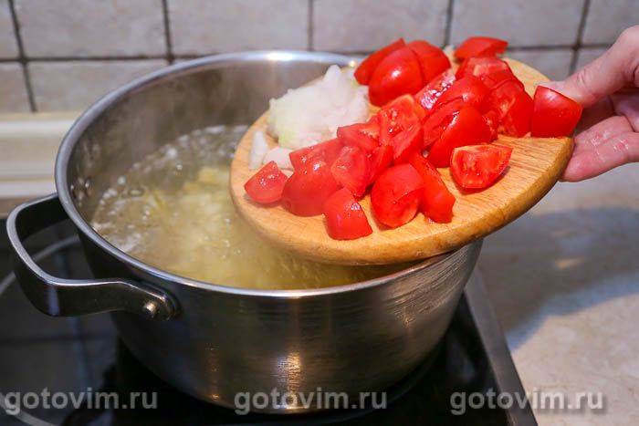 Качиний суп із буряковим бадиллям, Крок 06