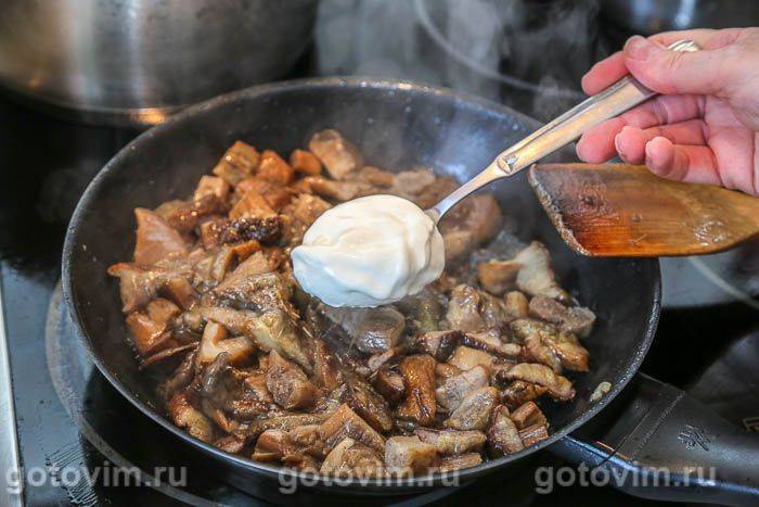 Фотографії рецепта Картопля з м'ясом і грибами в духовці, 06 Картопля з м'ясом і грибами в духовці, Крок 06