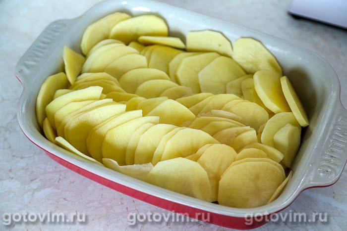 Фотографії рецепта Картопля з м'ясом і грибами в духовці, 07 Картопля з м'ясом і грибами в духовці, Крок 07