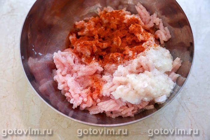 Котлета в конверті з баклажана або Кюрдан-кебаб (Kürdan Kebabı), Крок 01