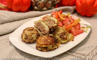 Котлети в картопляній шубці