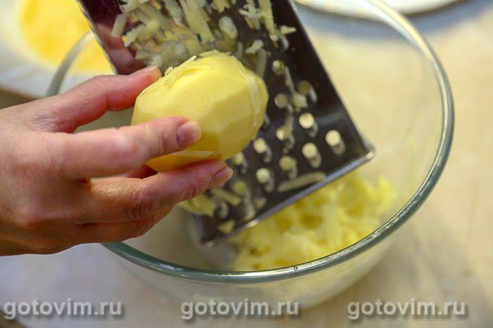 Котлети в картопляній шубці, Крок 03