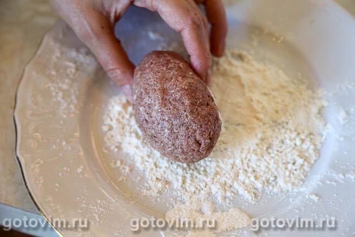 Фотографії рецепта Котлети з баранини з сиром і зеленню, 06 Котлети з баранини з сиром і зеленню, Крок 06