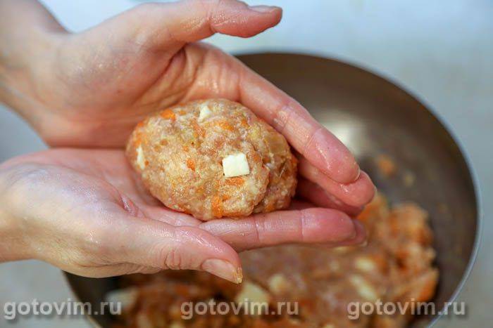 Фотографії рецепта Котлети з сиром, 04 Котлети з сиром, Крок 04