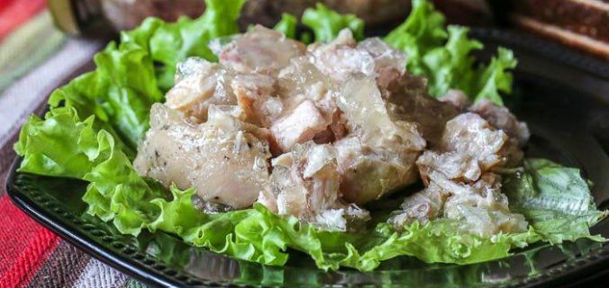 Куряча тушонка в желе