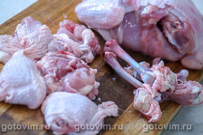 Фотографії рецепта Куряча тушонка в желе, 01 Куряча тушонка в желе, Крок 01