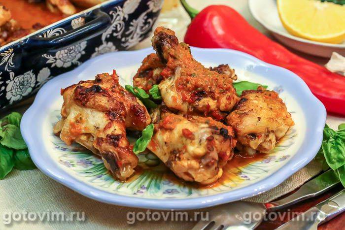 Курячі крильця в соусі пірі-пірі