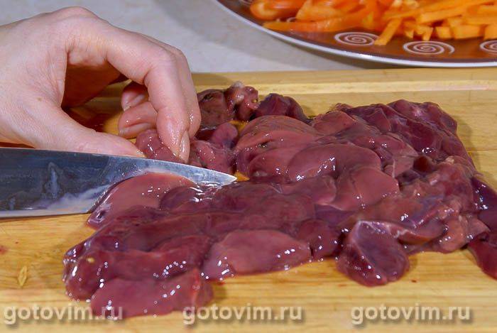 Фотографії рецепта Печінка у винному соусі з коричневим цукром, 02 Печінка у винному соусі з коричневим цукром, Крок 02