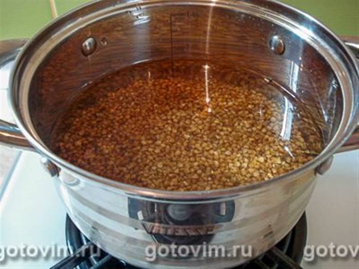 Фотографії рецепта Печінкова ковбаса з гречкою, 01 Печінкова ковбаса з гречкою, Крок 01