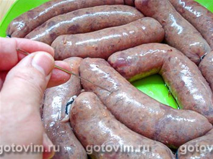 Фотографії рецепта Печінкова ковбаса з гречкою, 07 Печінкова ковбаса з гречкою, Крок 07