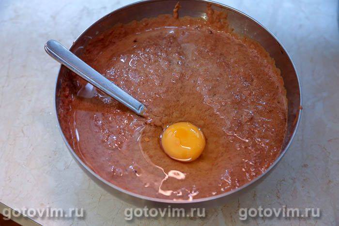 Фотографії рецепта Печінковий торт із часниковим соусом, 05 Печінковий торт із часниковим соусом, Крок 05