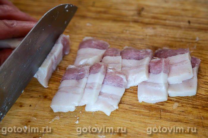 Фотографії рецепта Шашлик з індички з овочами та салом, 03 Шашлик з індички з овочами та салом, Крок 03