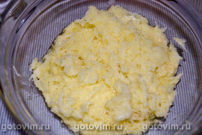 Сосиски з курячого фаршу і картоплі (в плівці), Крок 01
