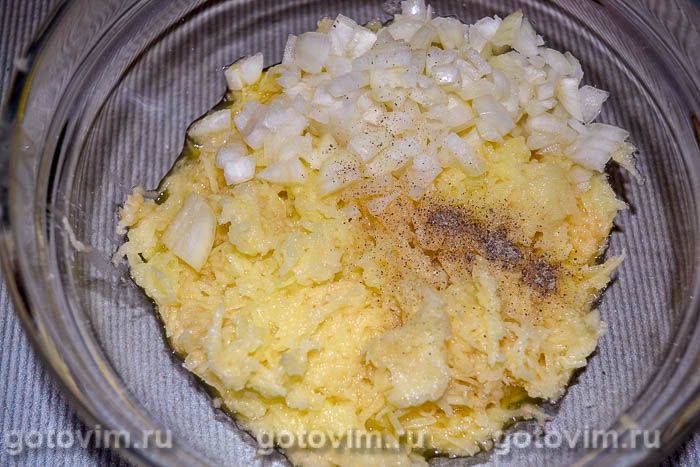 Сосиски з курячого фаршу та картоплі (в плівці), Крок 02