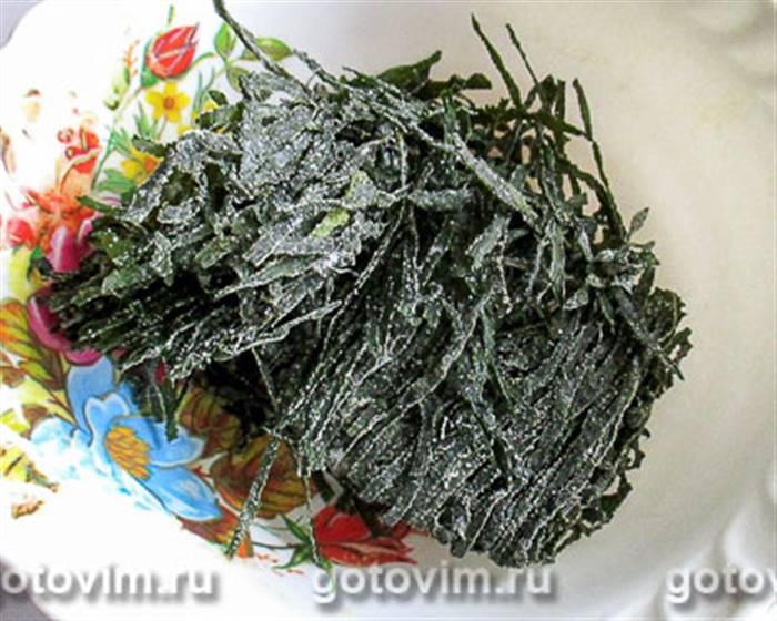 Закуска з курячим м'ясом і морською капустою в мультиварці, Крок 01