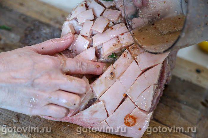 Фотографії рецепта Запечена свинина по-пуерториканськи (pernil style roast pork), 05 Запечена свинина по-пуерториканськи (pernil style roast pork), Крок 05