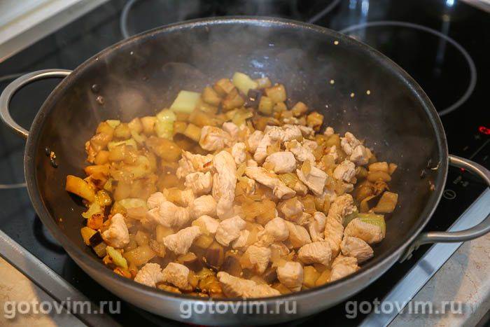 Індичка з баклажанами, Крок 06