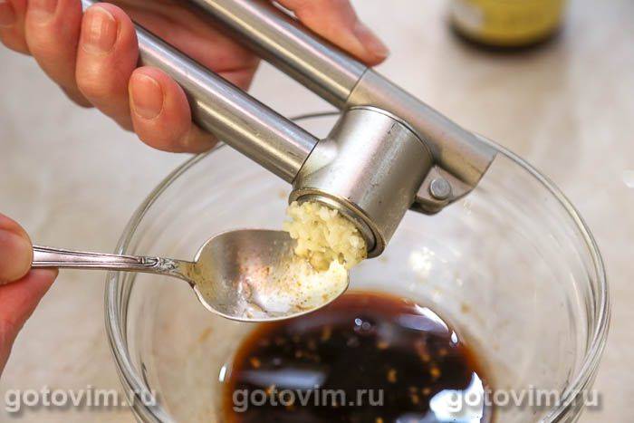 Качині грудки в глазурі з коричневого цукру з соєвим соусом та імбиром, Крок 03
