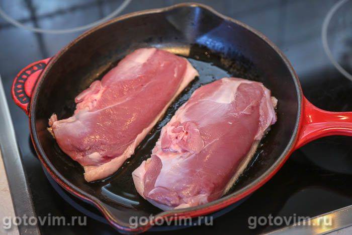Качині грудки з соусом із калини, Крок 02