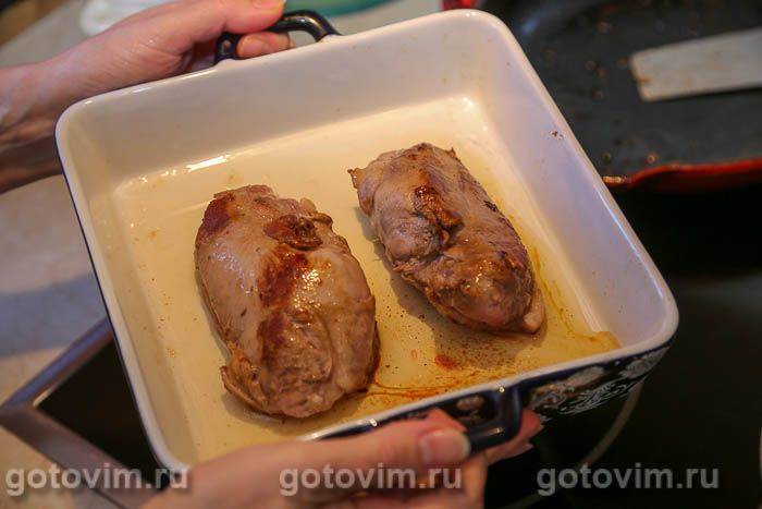 Качині грудки з соусом із калини, Крок 04